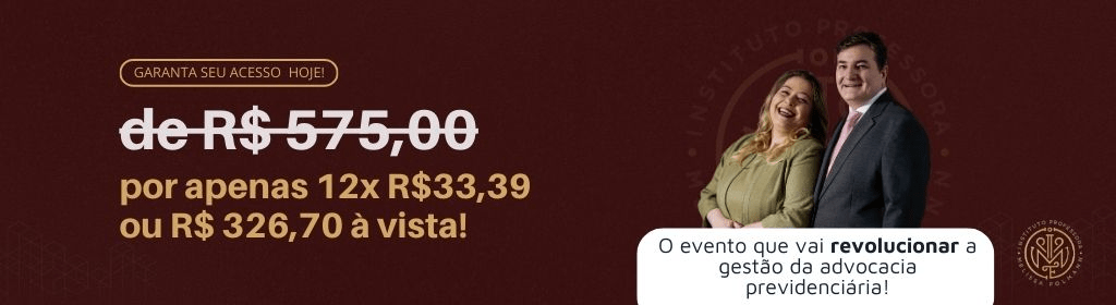 Banner superior do produto. Segue a descrição do conteúdo: Datas: 05 e 06 de dezembro de 2025
Horários:
05/12/2025 das 13:30 às 21:00
06/12/2025 das 8:30 às 17:00

O I Encontro da Jornada Lean será um evento exclusivo voltado para a aplicação do Lean Thinking na gestão de escritórios de advocacia previdenciária, oferecendo uma abordagem prática e estratégica para otimizar processos, melhorar a qualidade de vida profissional e maximizar resultados. Com palestras, painéis de cases e workshops, o evento abordará desde os conceitos fundamentais do Lean Thinking até sua aplicação direta em gestão documental, gestão de pessoas e produção de peças processuais. Participantes terão a oportunidade de explorar como essa mentalidade enxuta pode transformar a advocacia previdenciária, reduzir desperdícios e aumentar a eficiência, impactando tanto a gestão interna quanto o atendimento ao cliente.