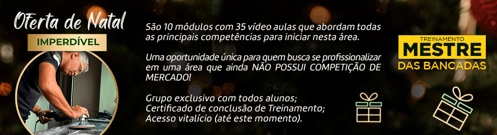 Banner superior do produto. Segue a descrição do conteúdo: Se qualifique e torne-se um Profissional muito requisitado em sua região, a partir de trabalhos de Restaurações de Bancadas e Mesas de Pedras, como marmore/granito/ardósia/ e muita mais.

Pedras essas na maioria das vezes muito caras, e que em vez de seus clientes gastarem muito um novas, eles possam e precisam do seu trabalho.

E deixar essas bancadas e mesas em um aparencia perfeita, como se as pedras tivessem sido acabadas de ser instaladas como novas.

Você terá acesso a todo o meu conhecimento adquirido ao longos dos meus 13 anos atuando neste área incrivél que só tende a crescer com as novas tendênias da Arquitetura moderna.